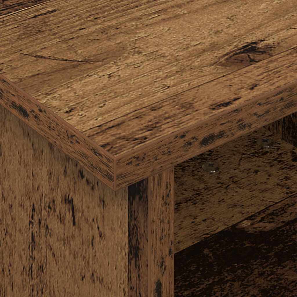 TV Stand Old Wood 37 x 35 x 35 cm Engineered Wood