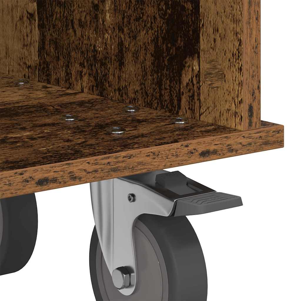 TV Stand Old Wood 37 x 35 x 35 cm Engineered Wood