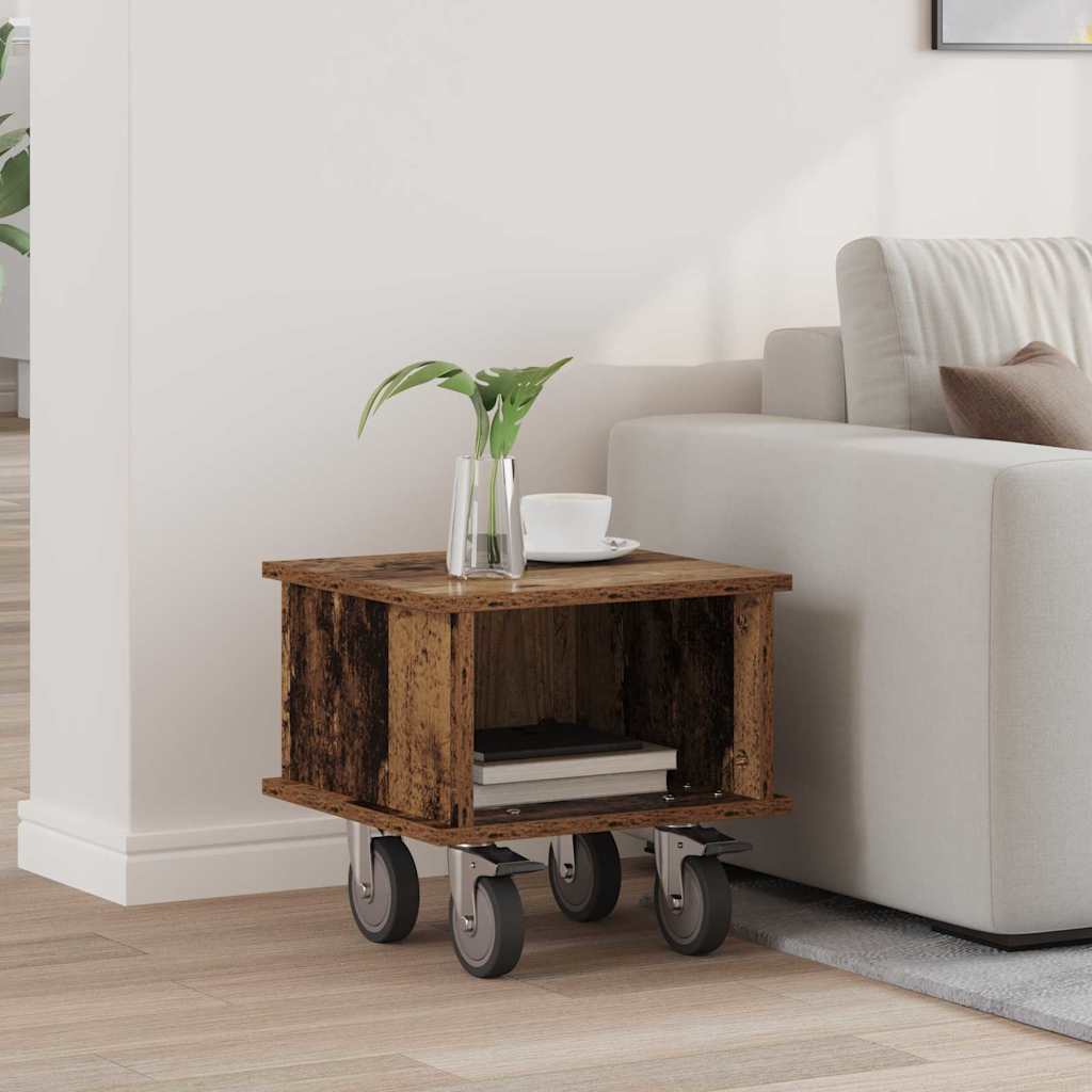 TV Stand Old Wood 37 x 35 x 35 cm Engineered Wood
