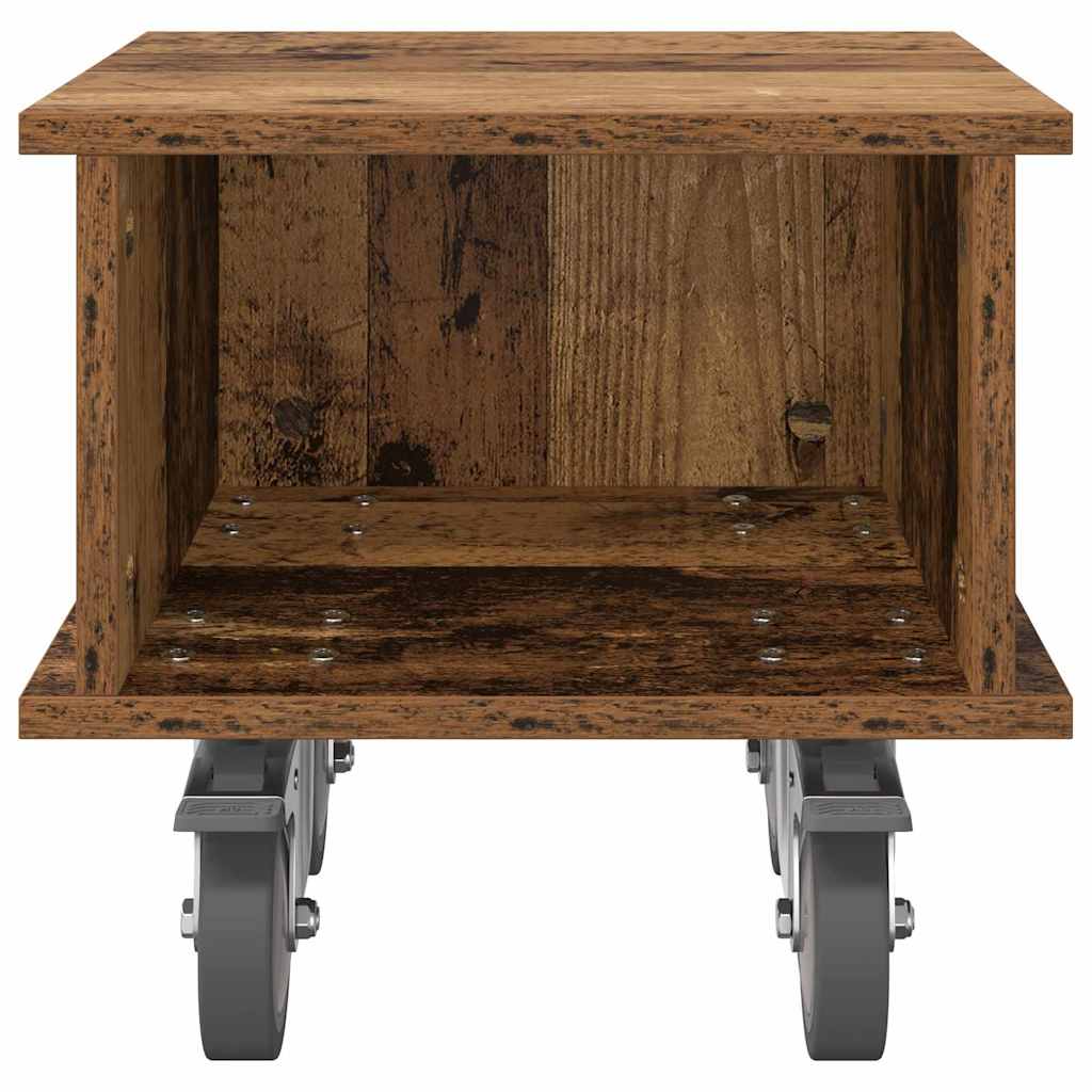 TV Stand Old Wood 37 x 35 x 35 cm Engineered Wood