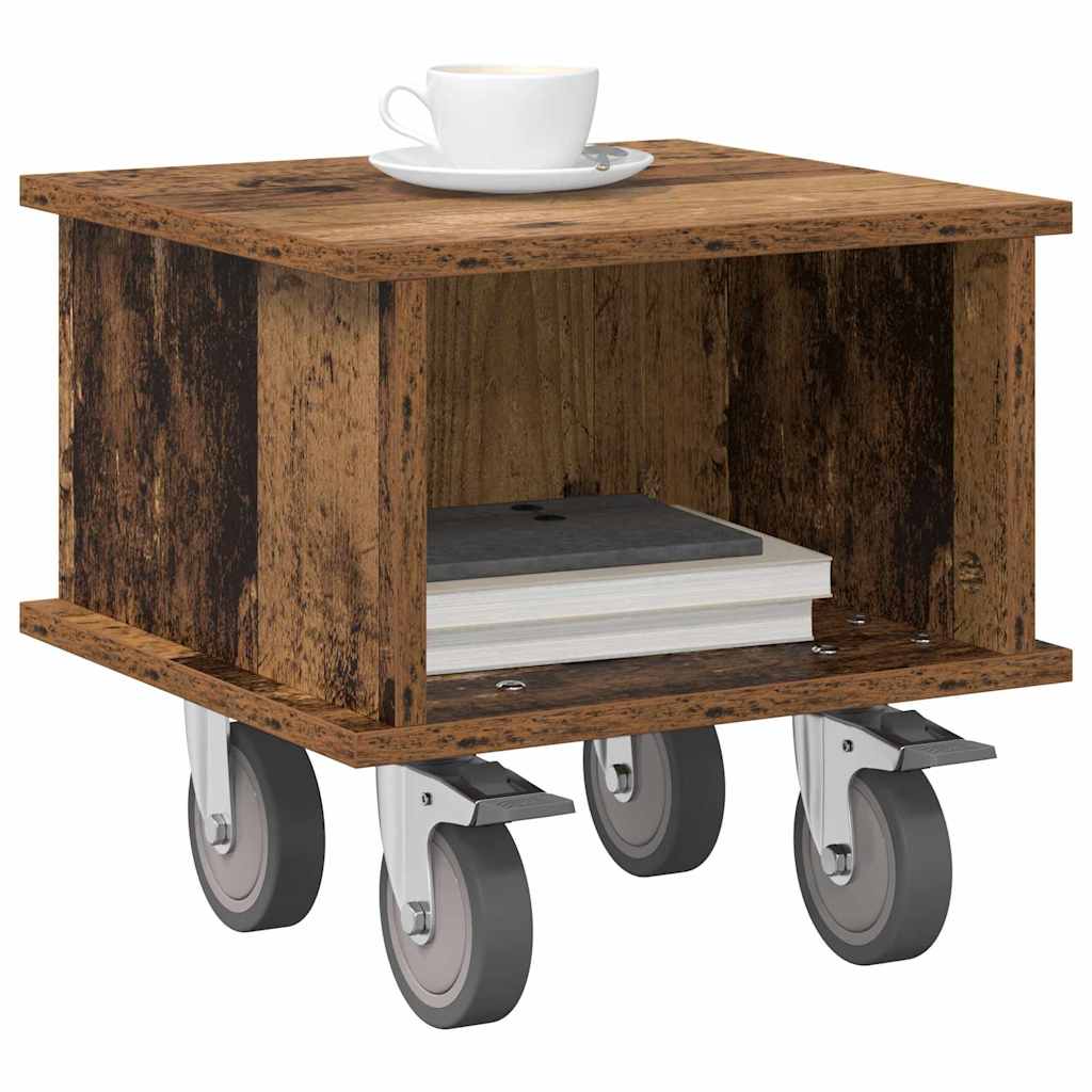 TV Stand Old Wood 37 x 35 x 35 cm Engineered Wood