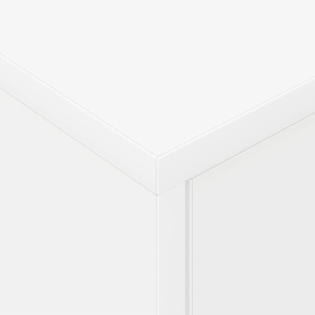 Bedside Table 2 pcs White 40.5 x 40 x 48 cm Engineered Wood