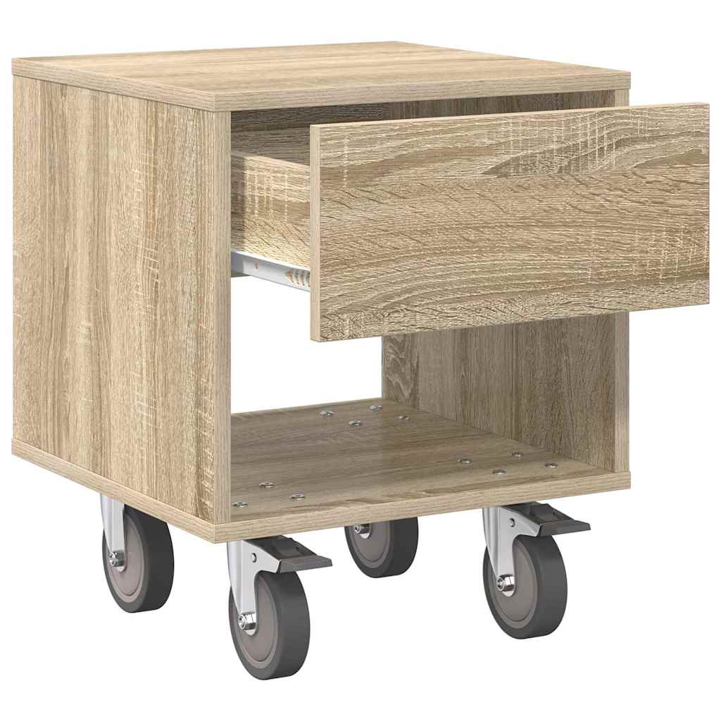 Bedside Table 2 pcs Sonoma Oak 40.5 x 40 x 48 cm