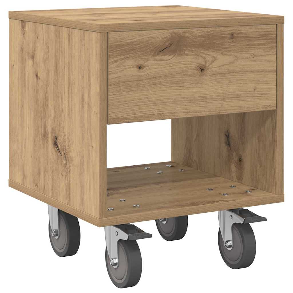 Bedside Table Artisan Oak 40.5 x 40 x 48 cm Engineered Wood