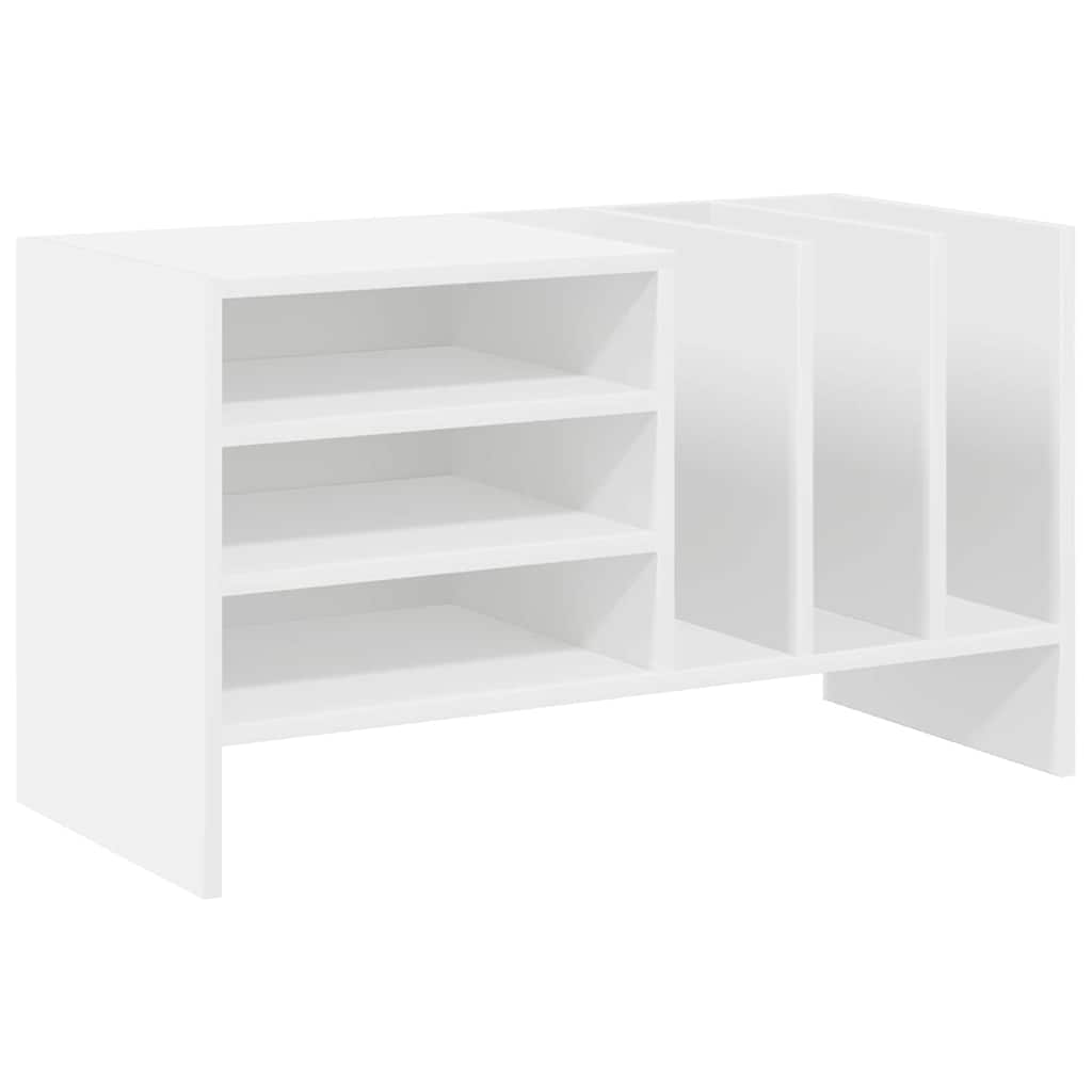 Record Cabinet White 78.5 x 35 x 45 cm Engineered Wood
