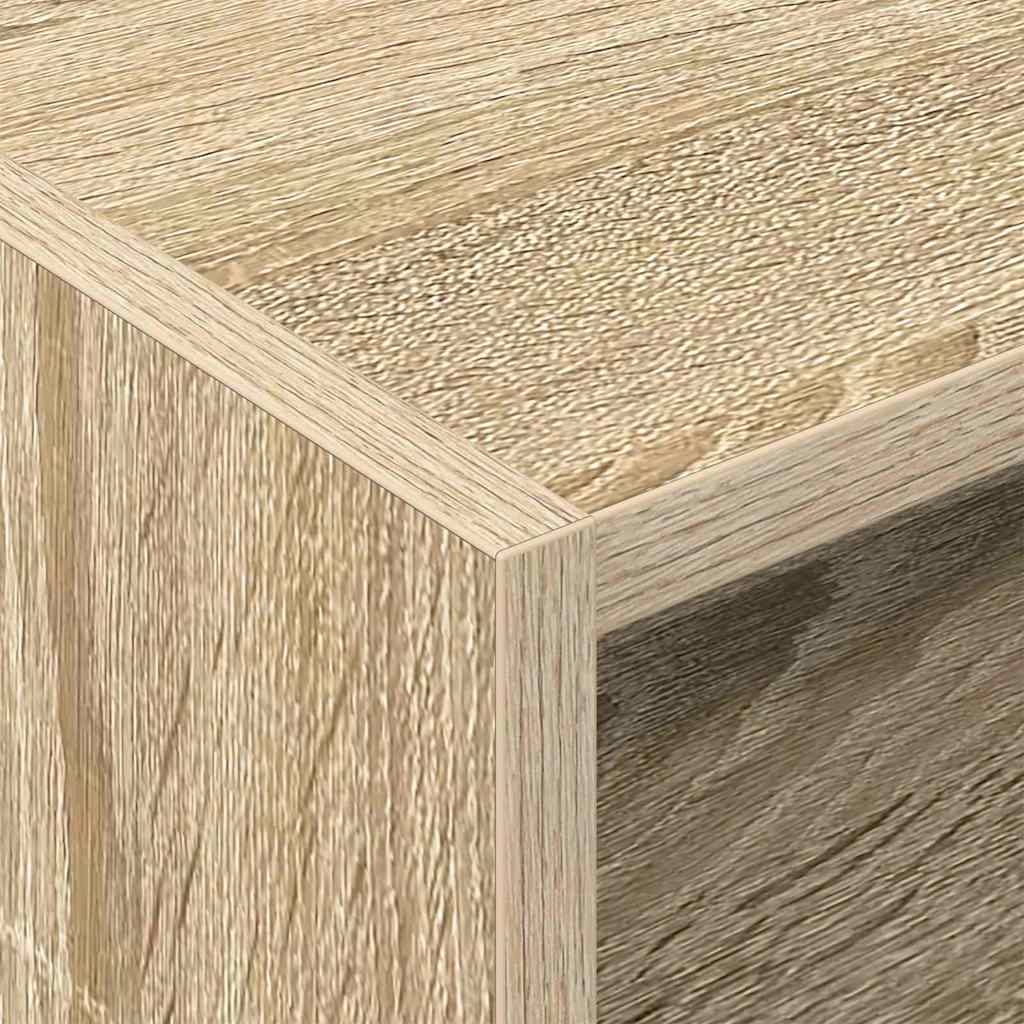 Record Cabinet Sonoma Oak 78.5 x 35 x 45 cm Engineered Wood