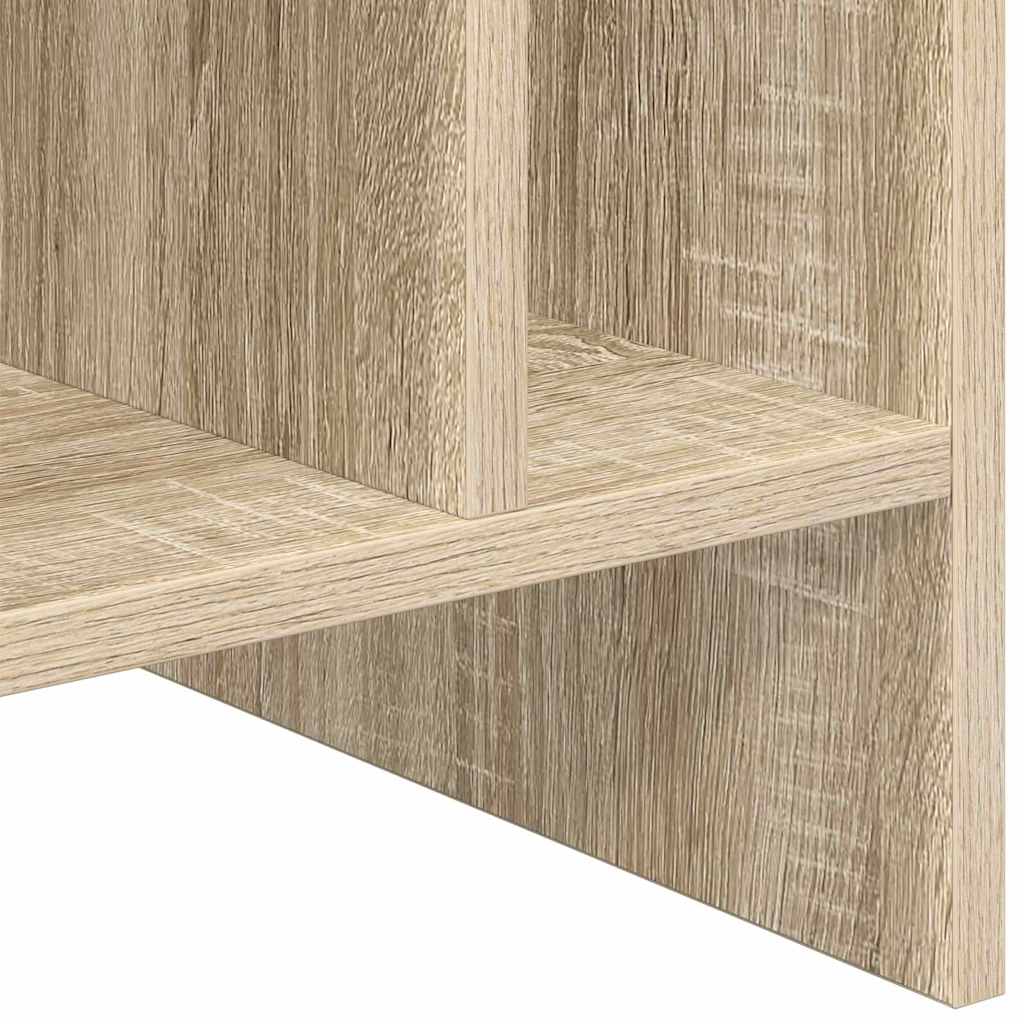 Record Cabinet Sonoma Oak 78.5 x 35 x 45 cm Engineered Wood