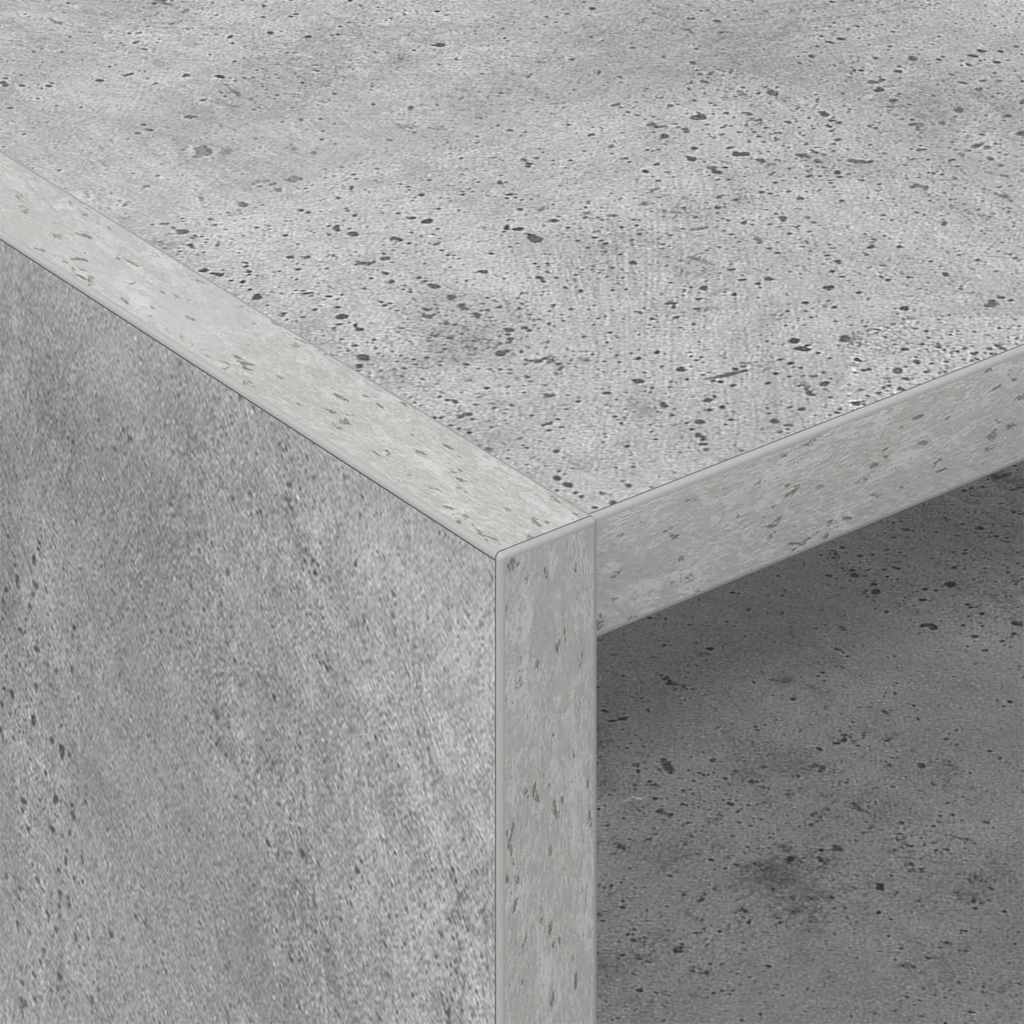 Record Cabinet Concrete Grey 78.5 x 35 x 45 cm Engineered Wood
