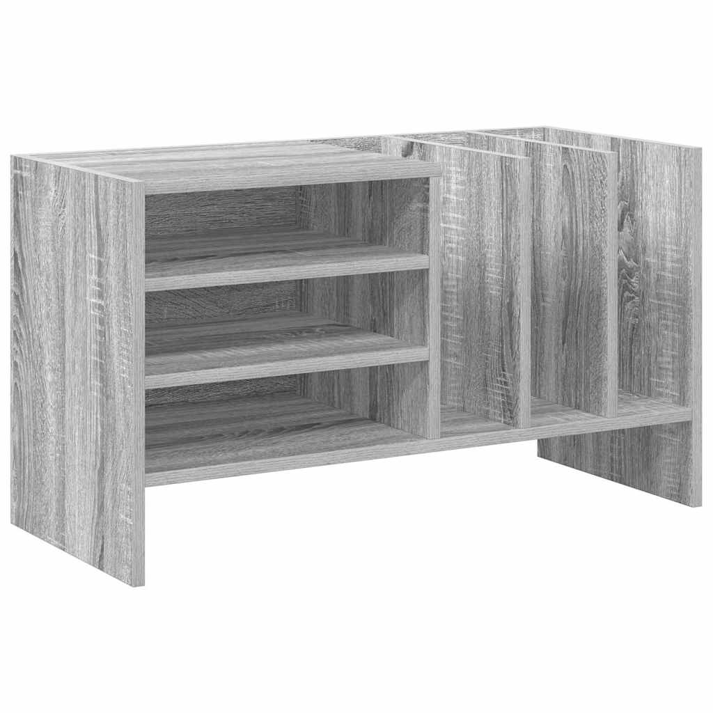 Record Cabinet Grey Sonoma 78.5 x 35 x 45 cm Engineered Wood
