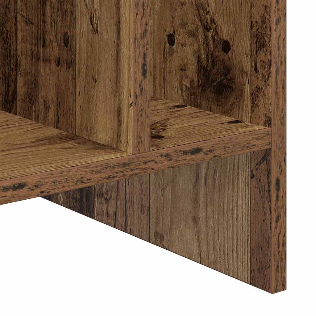 Record Cabinet Old Wood 78.5 x 35 x 45 cm Engineered Wood