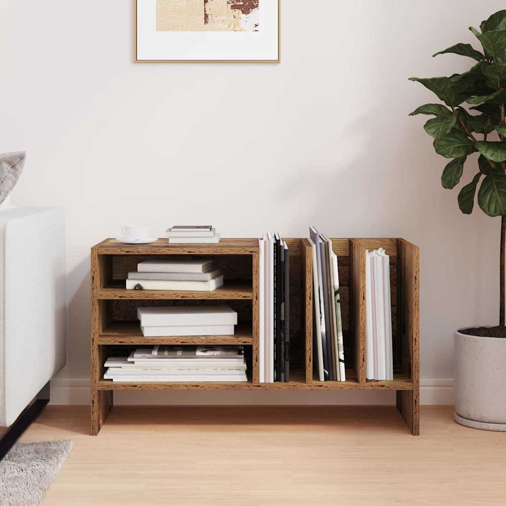 Record Cabinet Old Wood 78.5 x 35 x 45 cm Engineered Wood