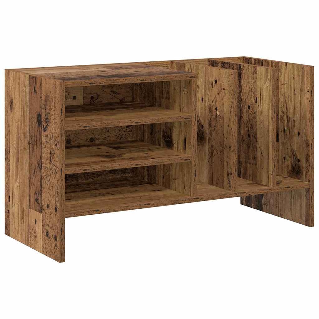 Record Cabinet Old Wood 78.5 x 35 x 45 cm Engineered Wood