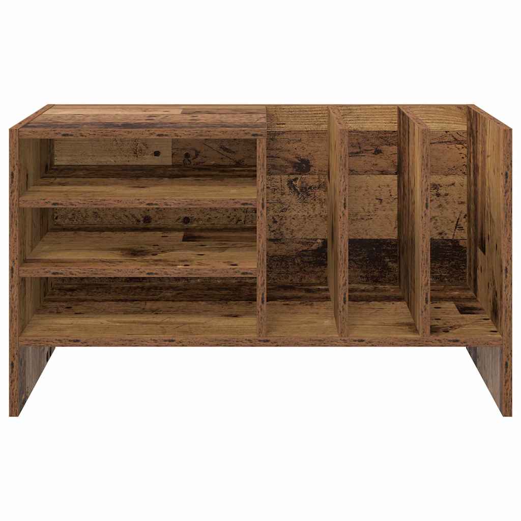 Record Cabinet Old Wood 78.5 x 35 x 45 cm Engineered Wood
