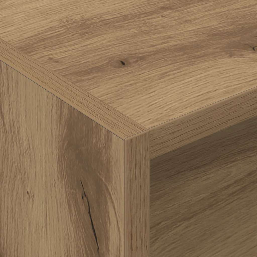 Record Cabinet Artisan Oak 78.5 x 35 x 45 cm Engineered Wood