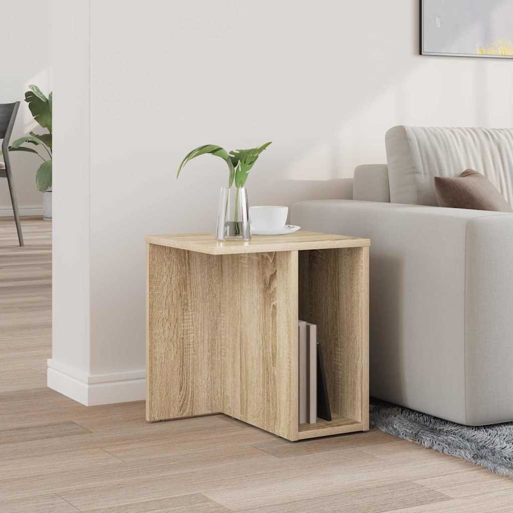 End Table Sonoma Oak 37 x 32 x 40 cm Engineered Wood