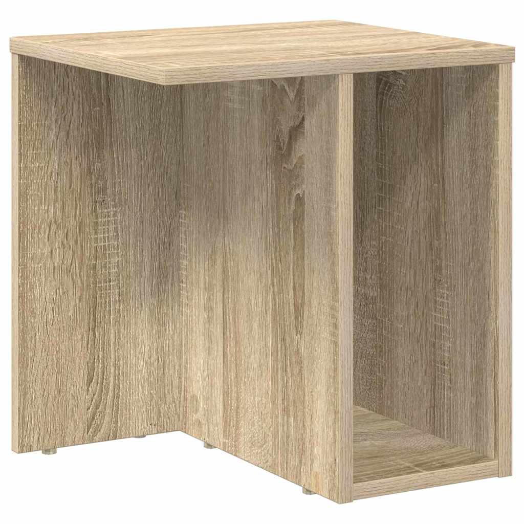 End Table Sonoma Oak 37 x 32 x 40 cm Engineered Wood