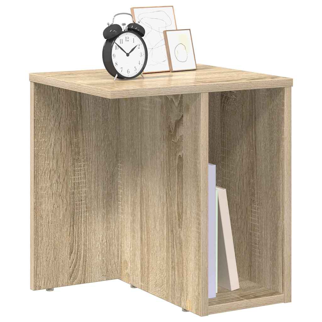 End Table Sonoma Oak 37 x 32 x 40 cm Engineered Wood