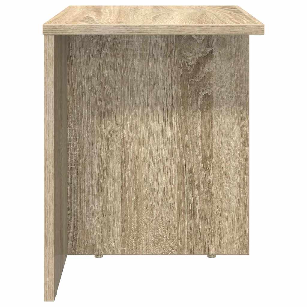 End Table Sonoma Oak 37 x 32 x 40 cm Engineered Wood