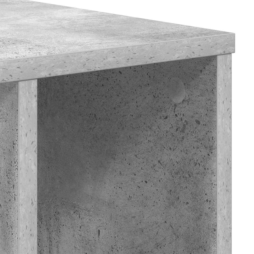 End Table Concrete Grey 37 x 32 x 40 cm Engineered Wood