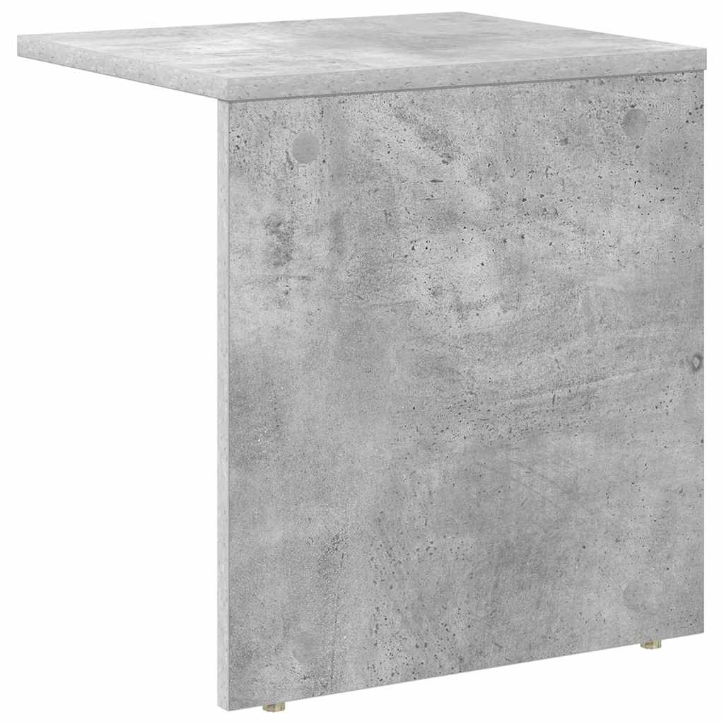 End Table Concrete Grey 37 x 32 x 40 cm Engineered Wood