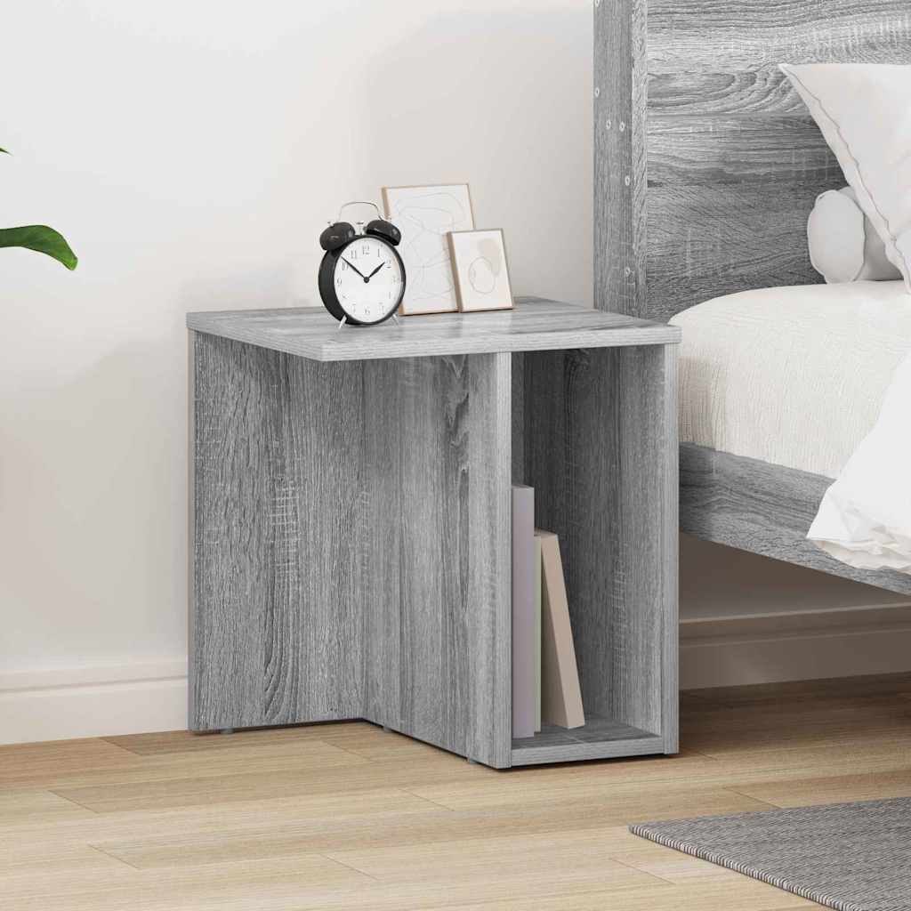End Table Grey Sonoma 37 x 32 x 40 cm Engineered Wood