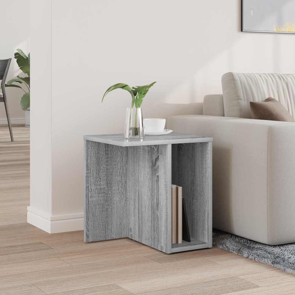 End Table Grey Sonoma 37 x 32 x 40 cm Engineered Wood