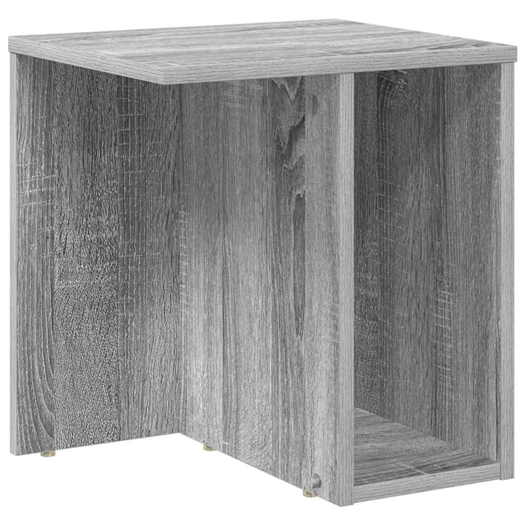 End Table Grey Sonoma 37 x 32 x 40 cm Engineered Wood