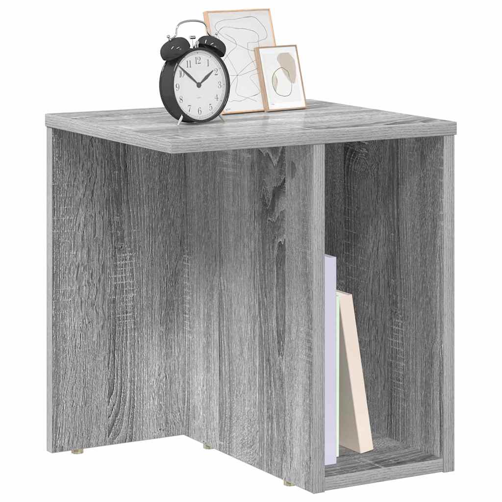 End Table Grey Sonoma 37 x 32 x 40 cm Engineered Wood