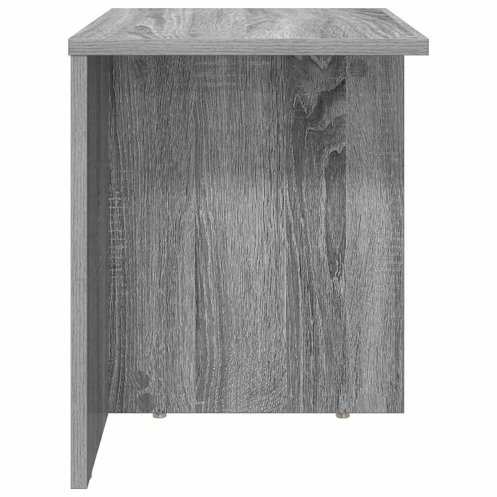 End Table Grey Sonoma 37 x 32 x 40 cm Engineered Wood