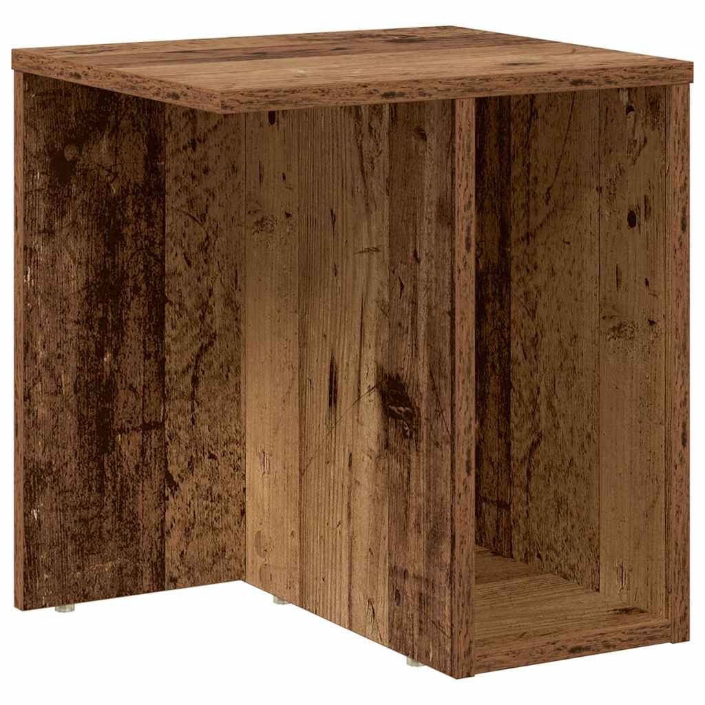 End Table Old Wood 37 x 32 x 40 cm Engineered Wood