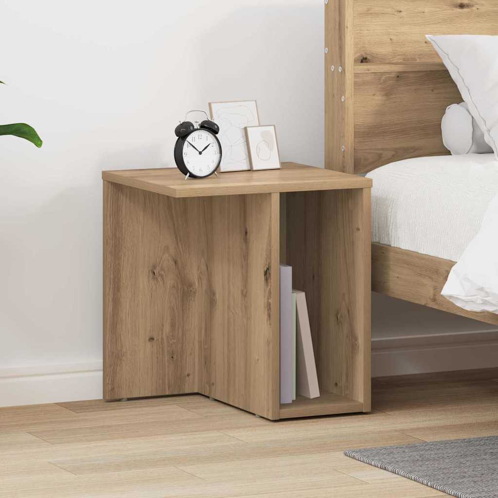 End Table Artisan Oak 37 x 32 x 40 cm Engineered Wood