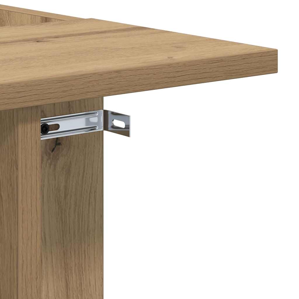 End Table Artisan Oak 35 x 40 x 55 cm Engineered Wood