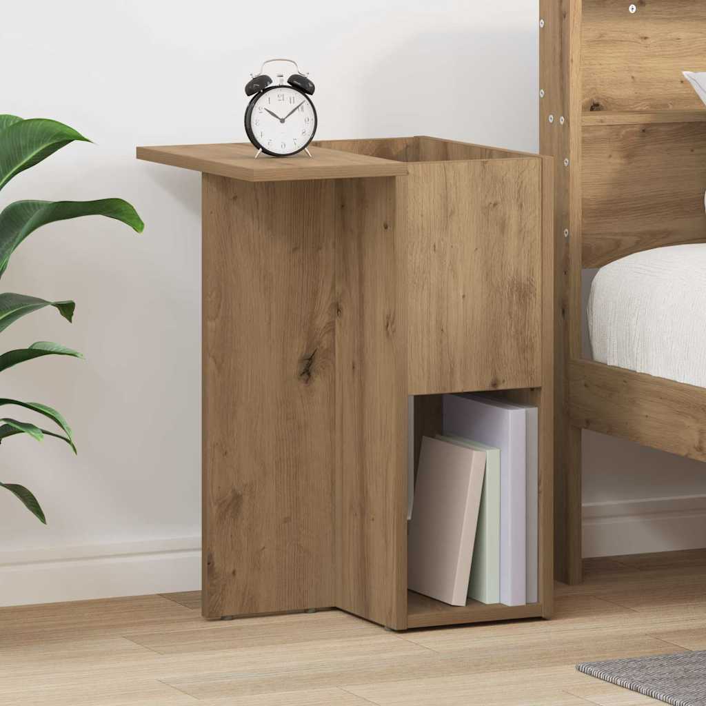 End Table Artisan Oak 35 x 40 x 55 cm Engineered Wood