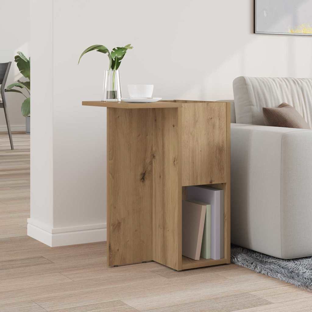 End Table Artisan Oak 35 x 40 x 55 cm Engineered Wood