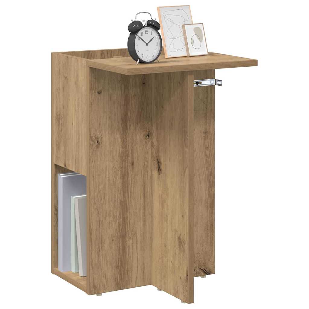 End Table Artisan Oak 35 x 40 x 55 cm Engineered Wood