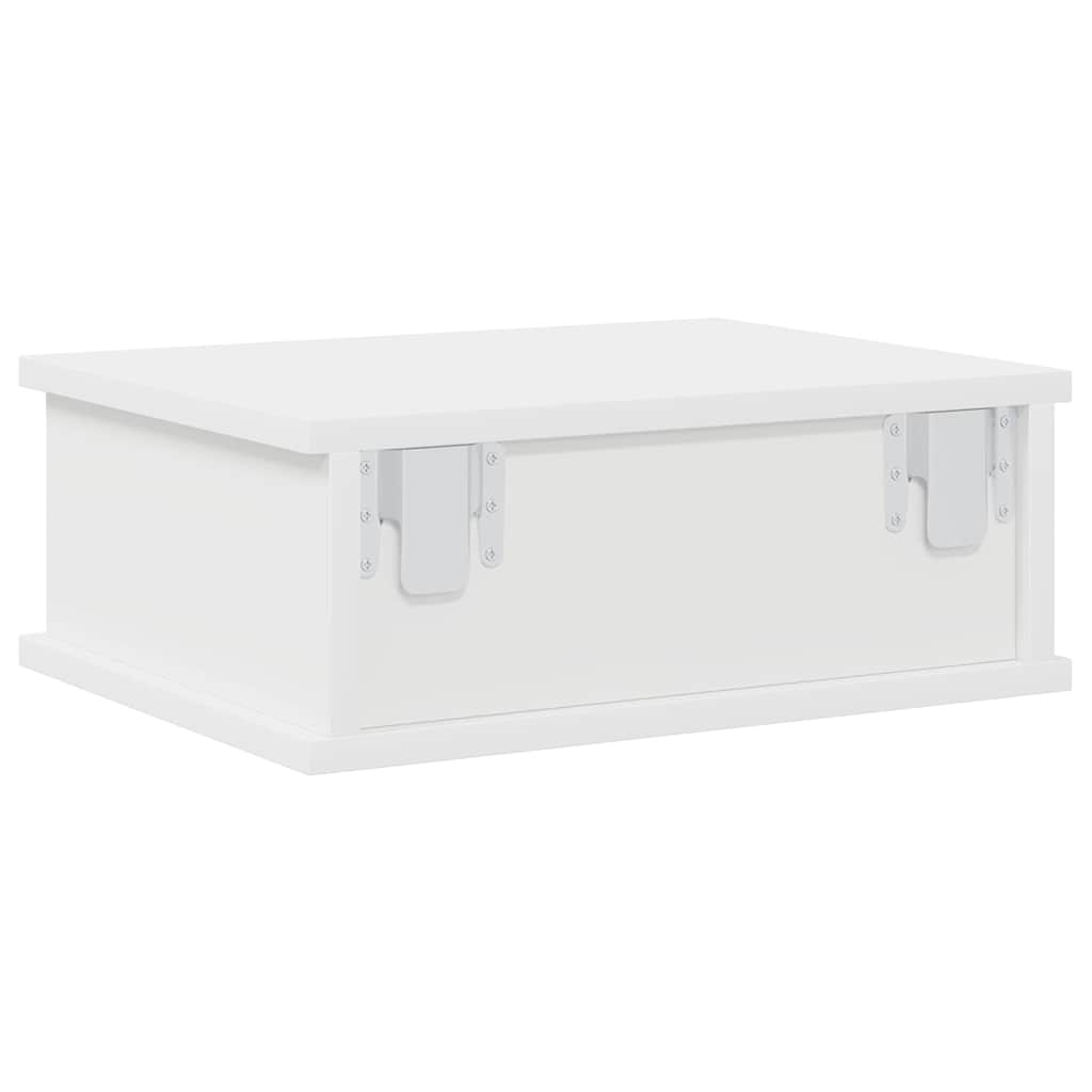 Bedside Table White 40 x 31 x 15 cm Engineered Wood