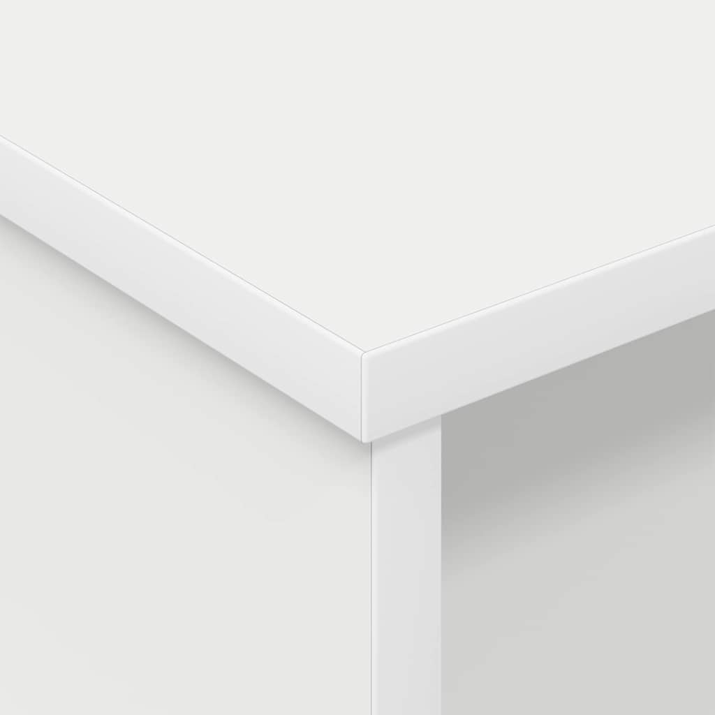 Bedside Table 2 pcs White 40 x 31 x 15 cm Engineered Wood