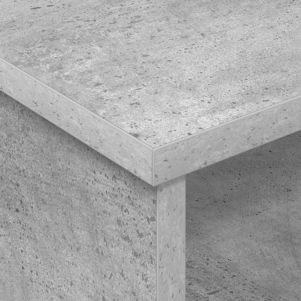 Bedside Table Concrete Grey 40 x 31 x 15 cm Engineered Wood