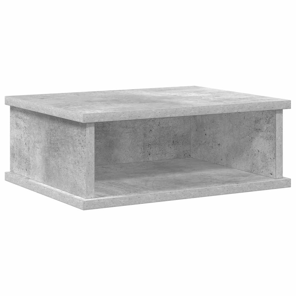 Bedside Table Concrete Grey 40 x 31 x 15 cm Engineered Wood