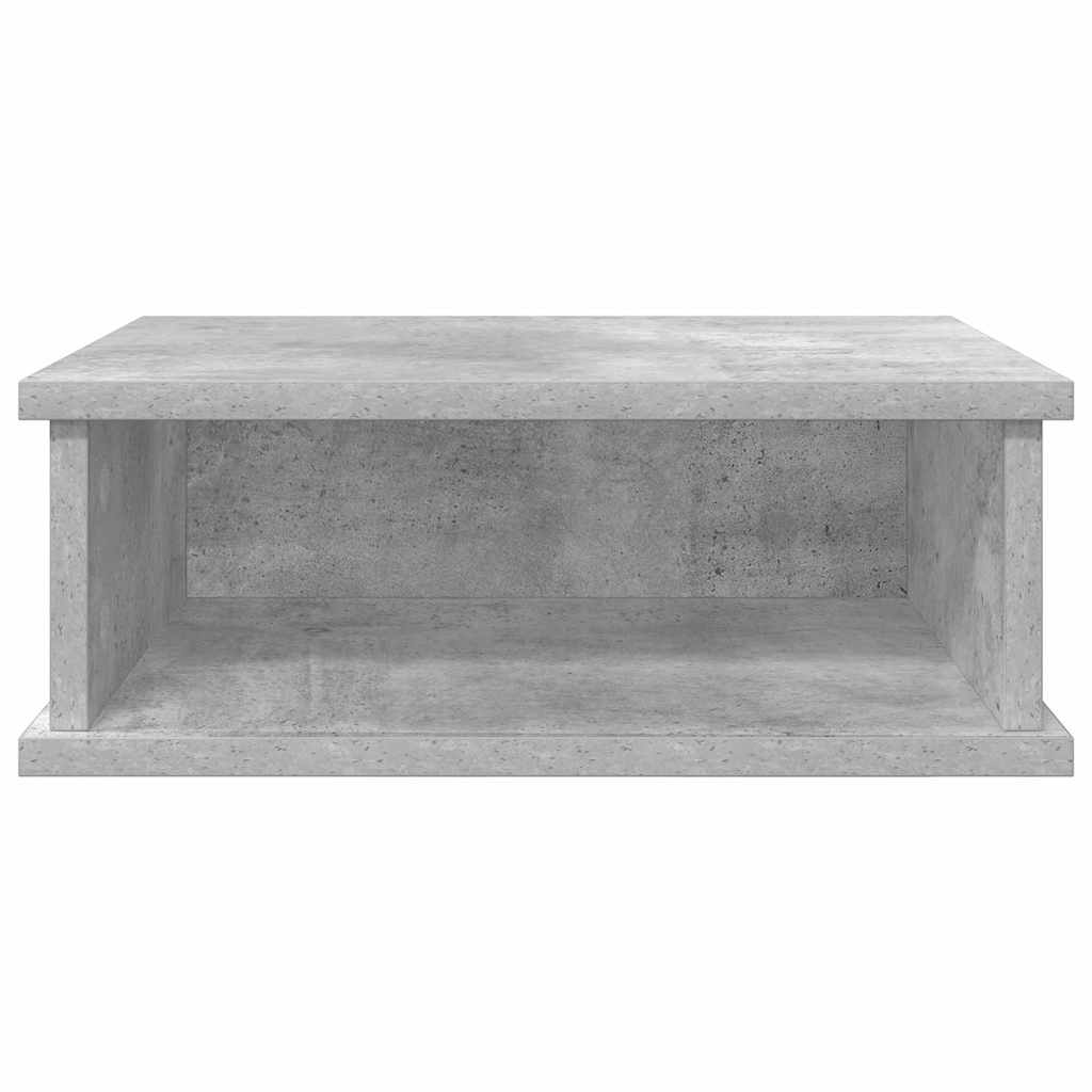 Bedside Table Concrete Grey 40 x 31 x 15 cm Engineered Wood