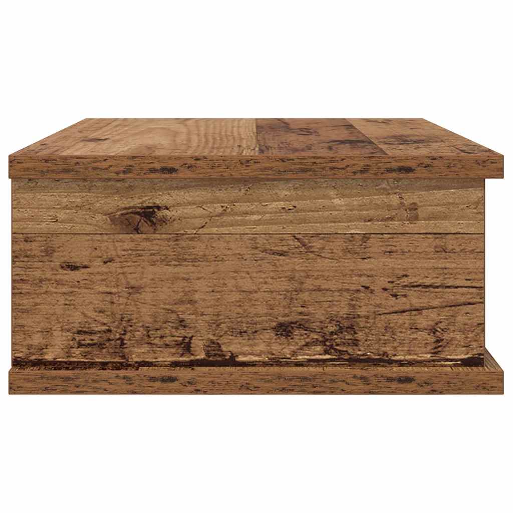 Bedside Table Old Wood 40 x 31 x 15 cm Engineered Wood