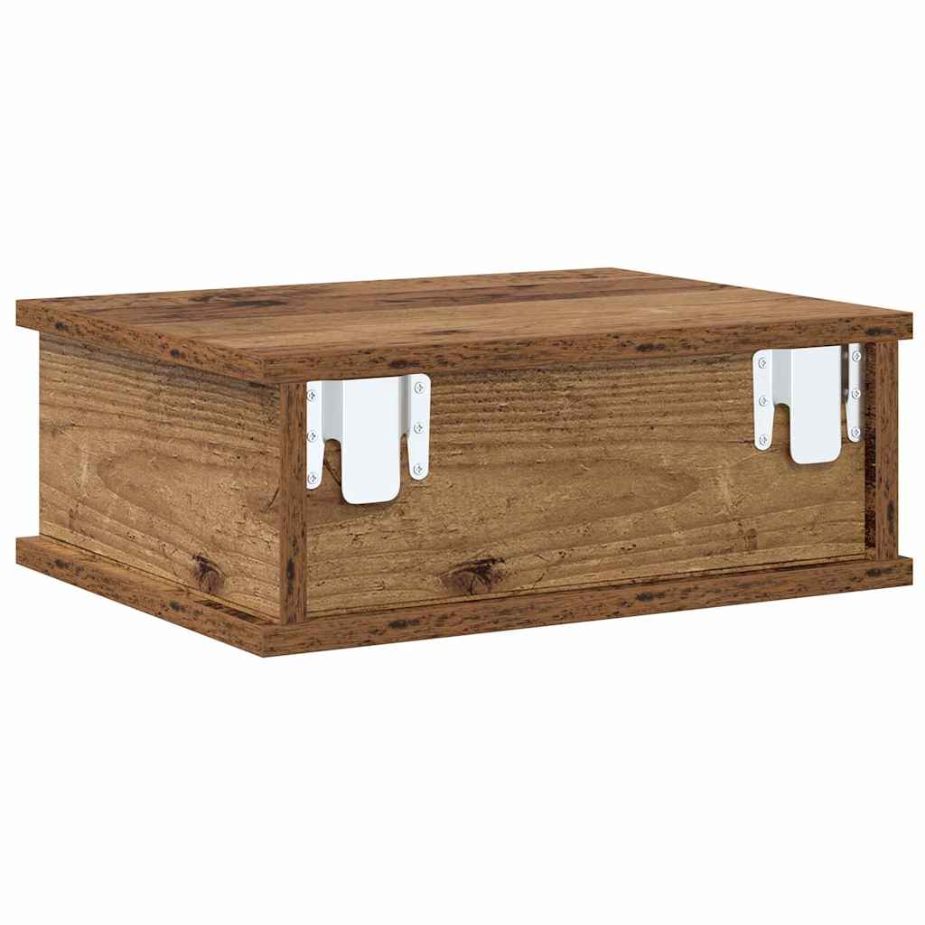 Bedside Table 2 pcs Old Wood 40 x 31 x 15 cm Engineered Wood