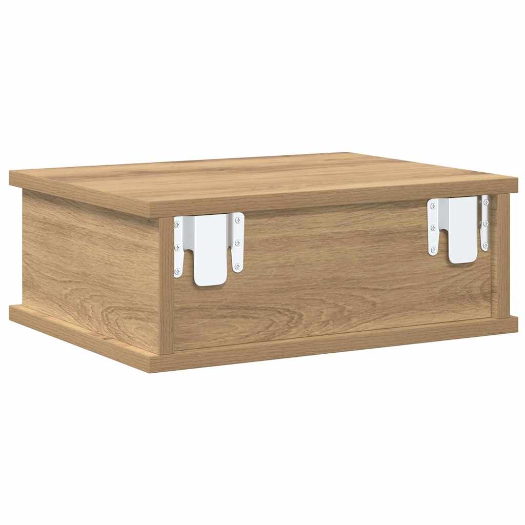 Bedside Table Artisan Oak 40 x 31 x 15 cm Engineered Wood