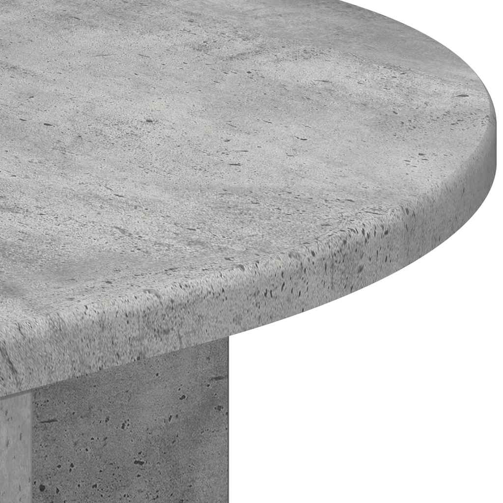 End Table Concrete Grey 29.6 x 29.6 x 60 cm Engineered Wood