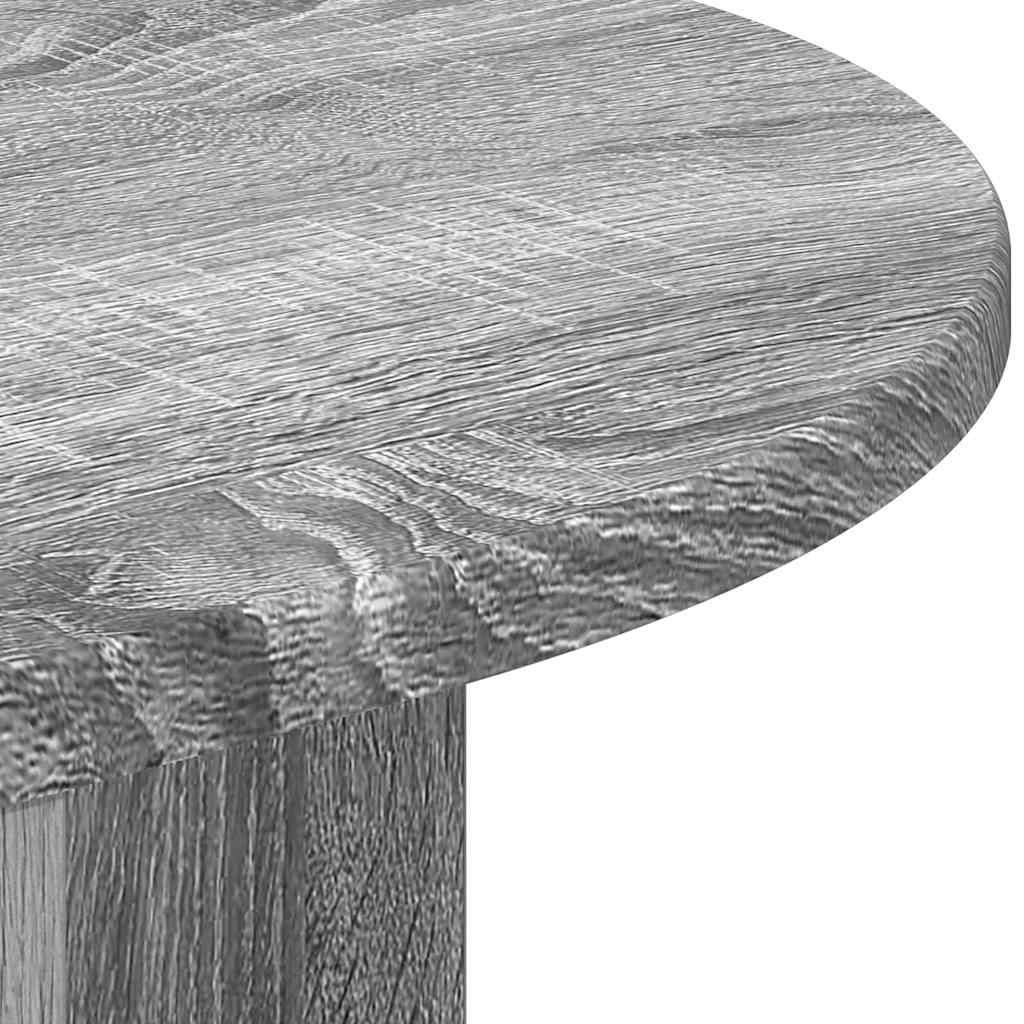 End Table Grey Sonoma 29.6 x 29.6 x 60 cm Engineered Wood