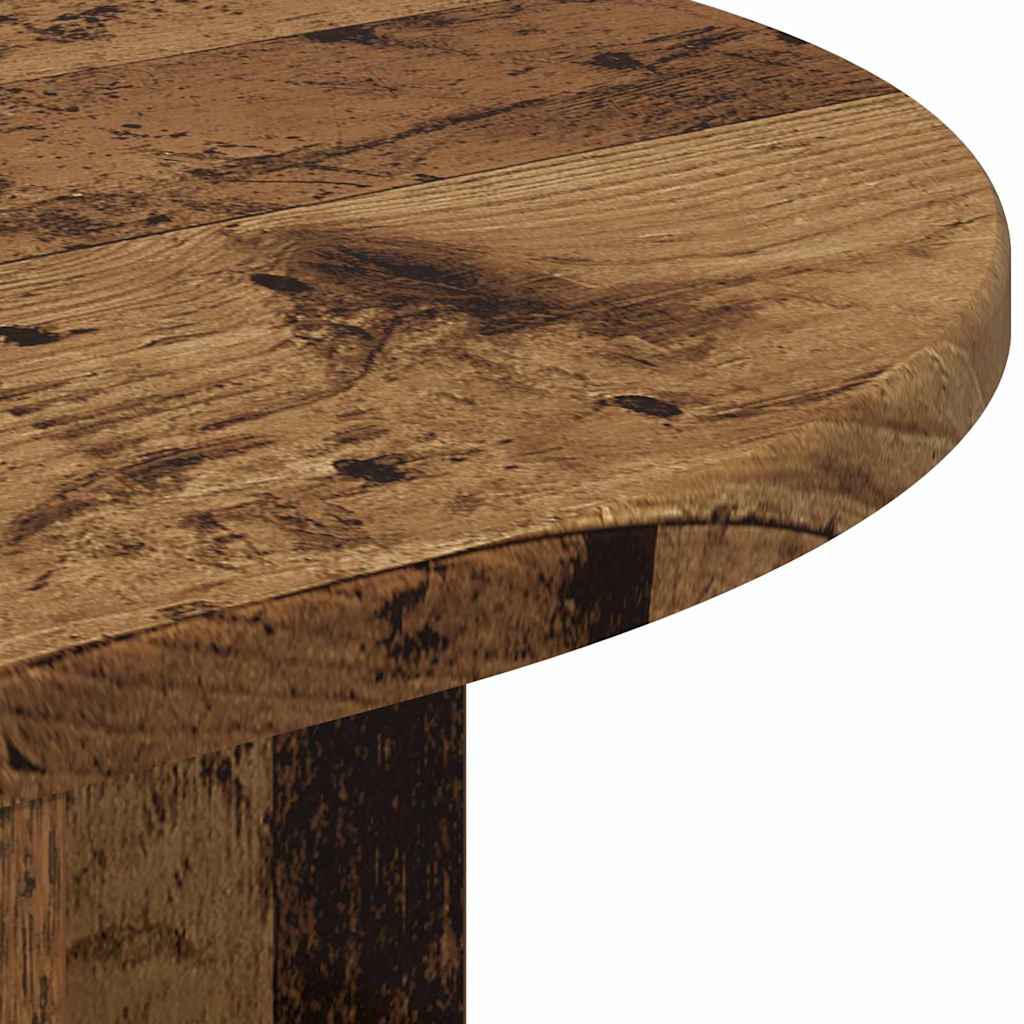 End Table Old Wood 29.6 x 29.6 x 60 cm Engineered Wood