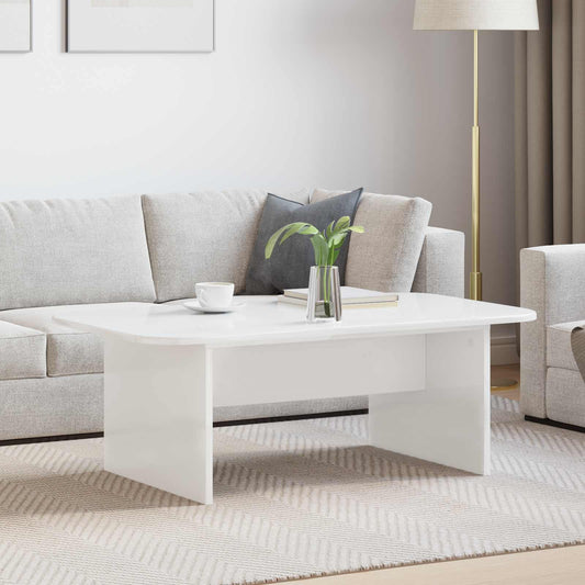 Coffee Table White 93 x 53 x 33 cm Engineered Wood