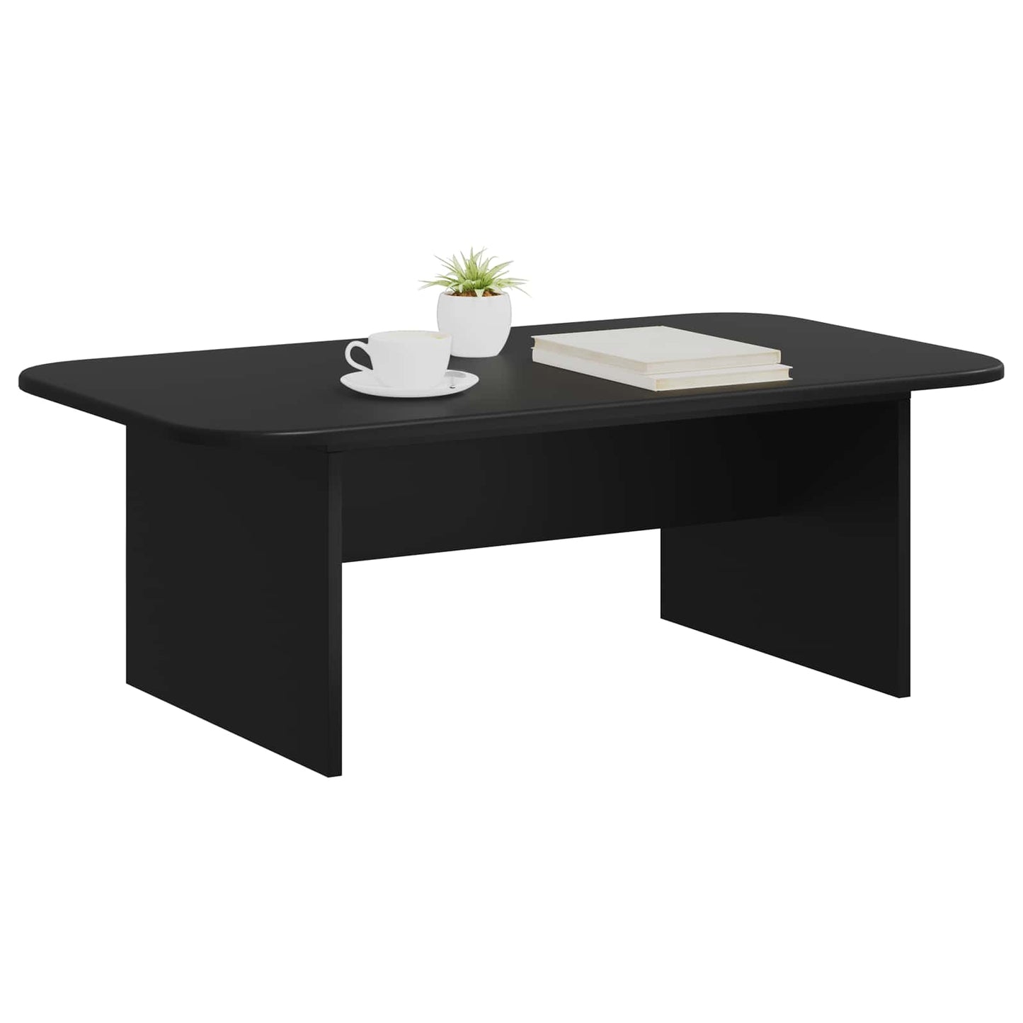 Coffee Table Black 93 x 53 x 33 cm Engineered Wood