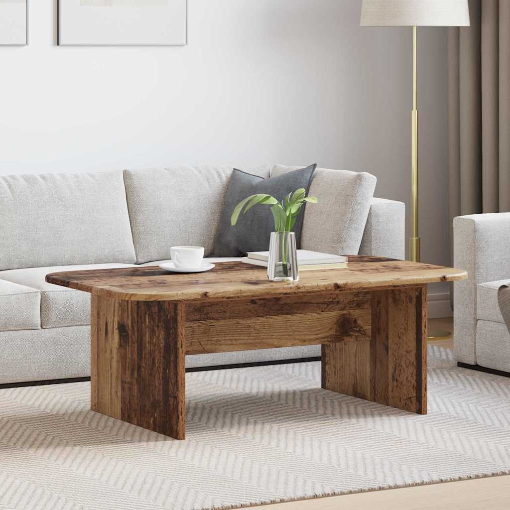 Coffee Table Old Wood 93 x 53 x 33 cm Engineered Wood