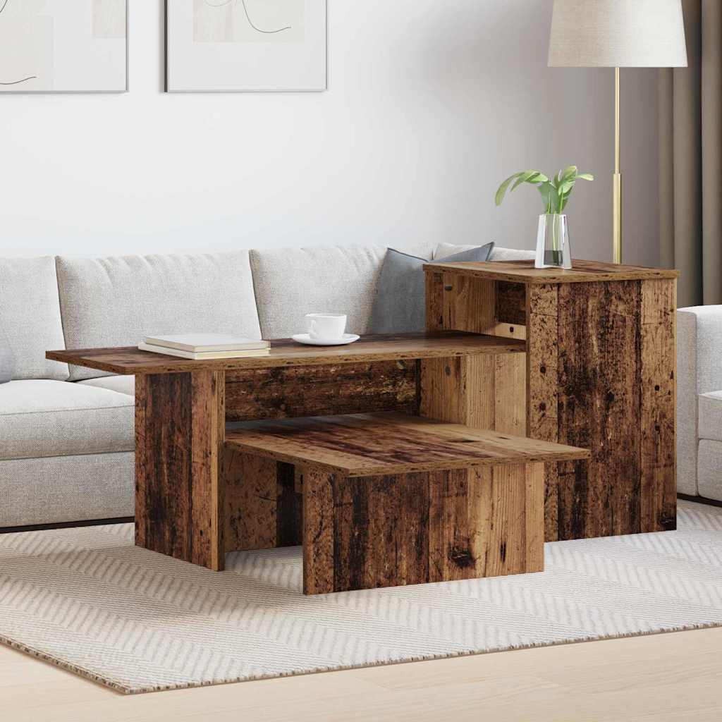 Console Table Old Wood 91.5 x 35 x 38.5 cm Engineered Wood
